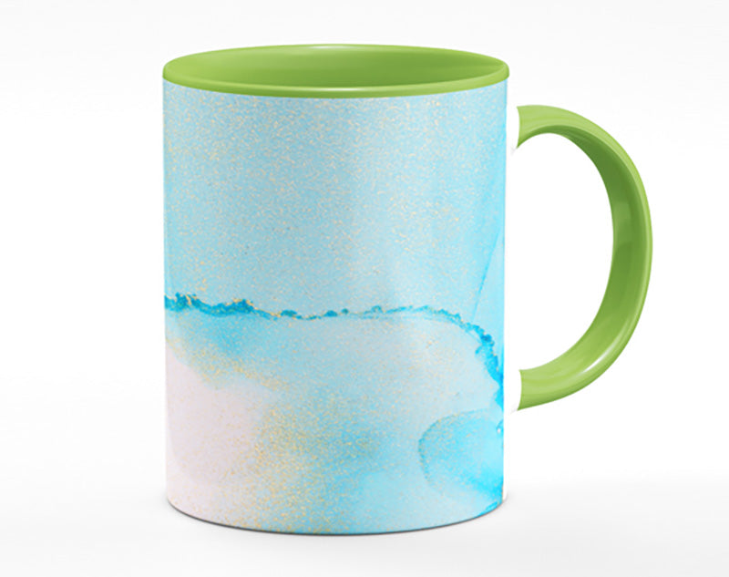 The Blue And Grey Glitter Mug