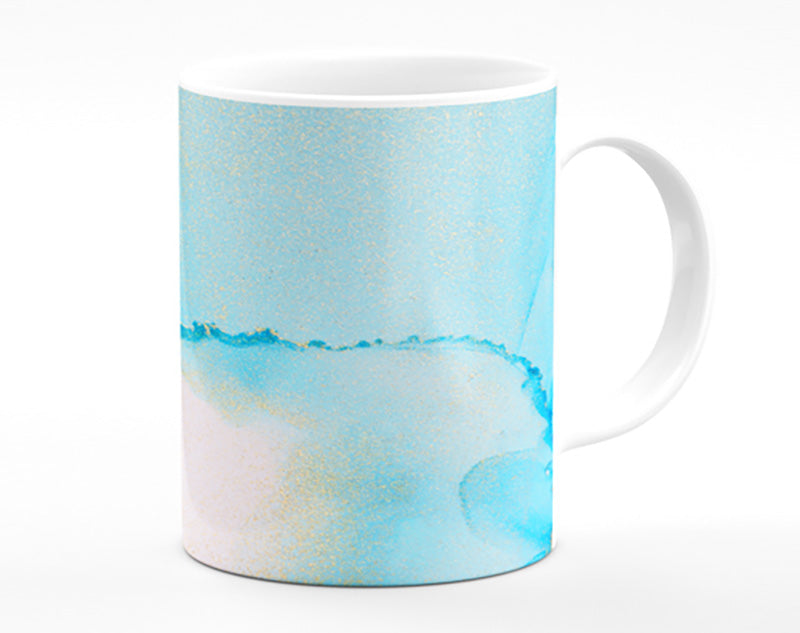 The Blue And Grey Glitter Mug