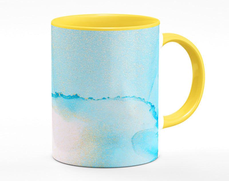 The Blue And Grey Glitter Mug