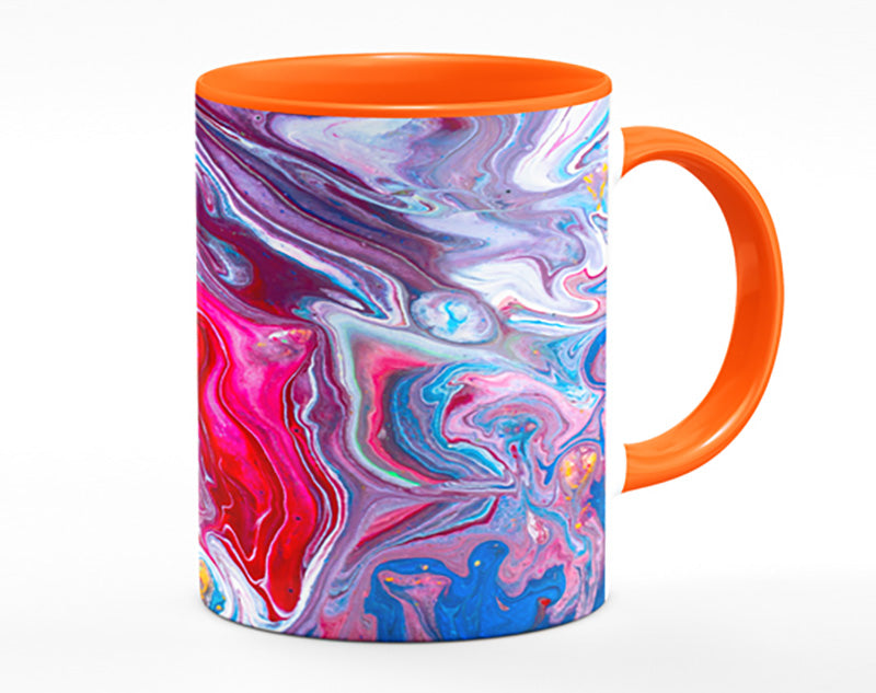 Liquid Swirl Paint Purple Mug