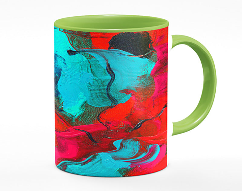 The Red And Blue Splodge Mug