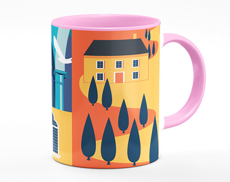 Italy Poster Illustration Mug