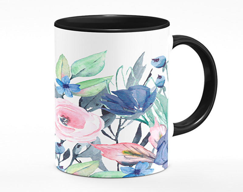 Pastel British Flowers Mug