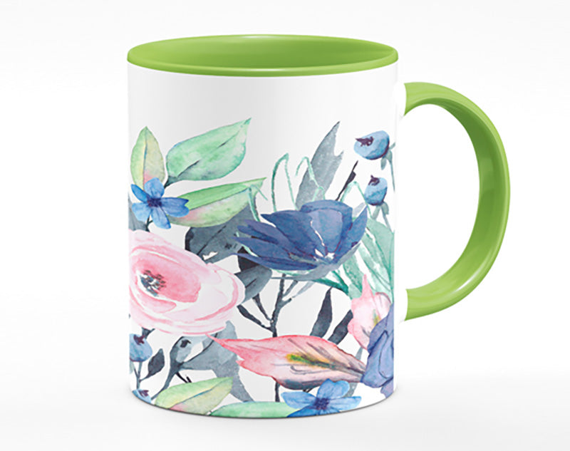 Pastel British Flowers Mug