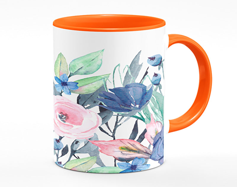 Pastel British Flowers Mug