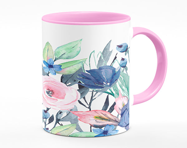 Pastel British Flowers Mug