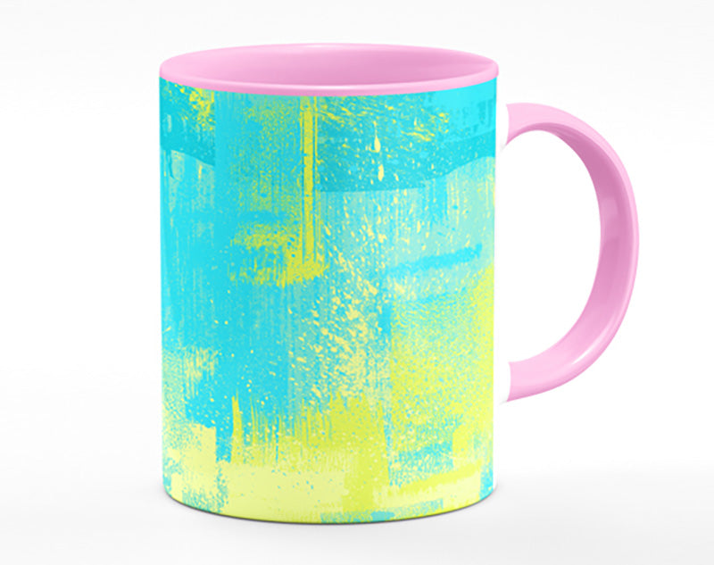 Vivid Blue Aqua Paint Mug