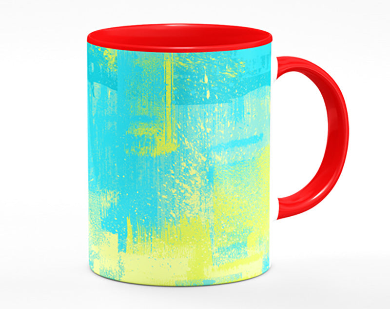 Vivid Blue Aqua Paint Mug