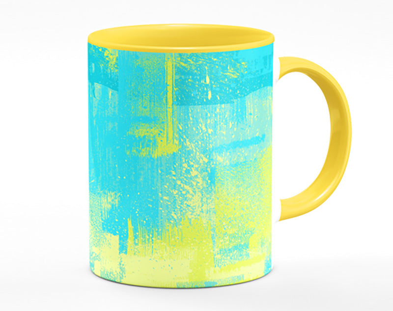 Vivid Blue Aqua Paint Mug