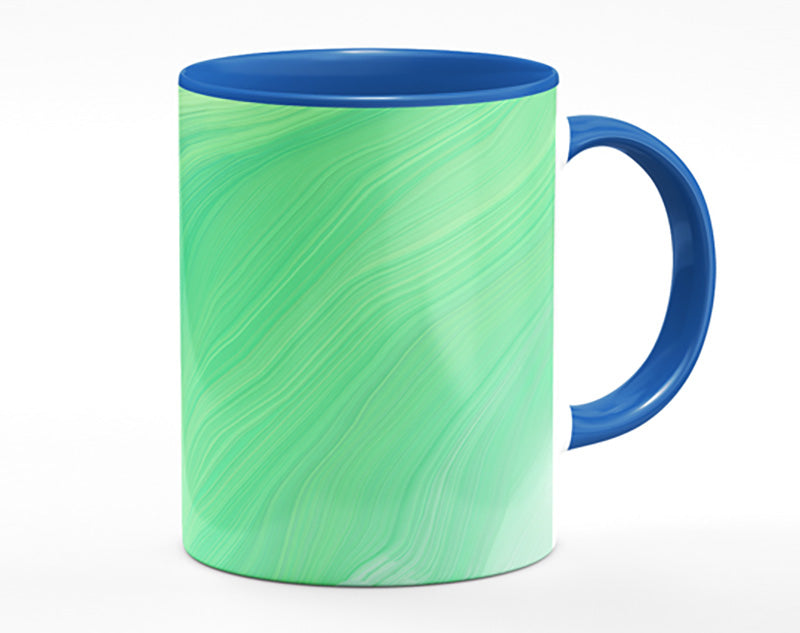 Green Formation Of Colour Mug