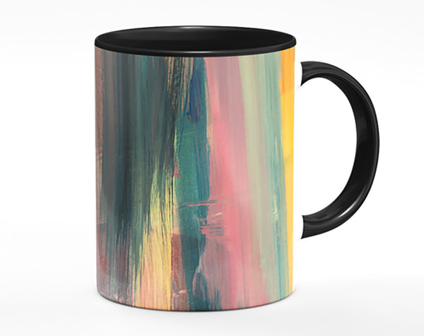 Vertical Colour Drop Lines Mug