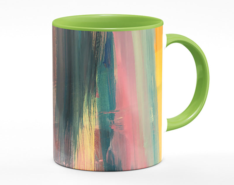 Vertical Colour Drop Lines Mug