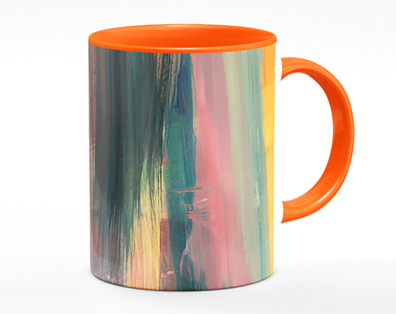 Vertical Colour Drop Lines Mug