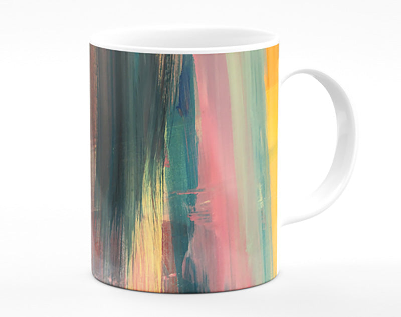 Vertical Colour Drop Lines Mug