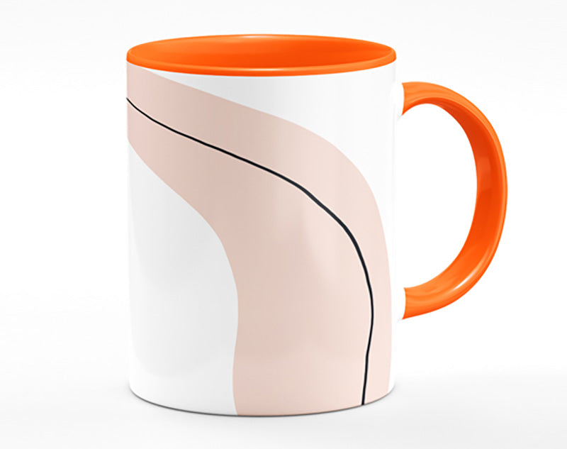 The Sitting Woman Line Drawing Mug