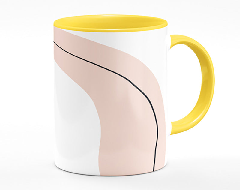 The Sitting Woman Line Drawing Mug