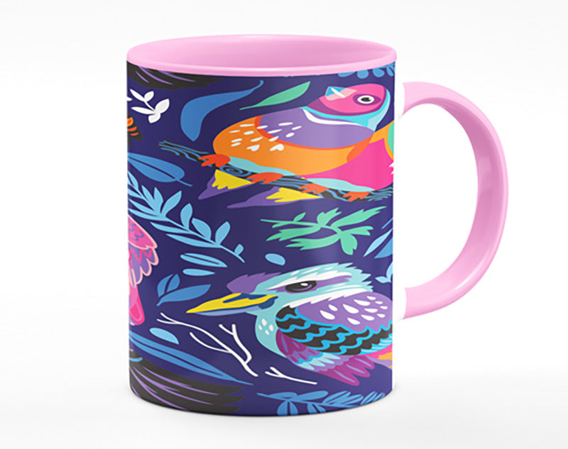 Cartoon Paradise Birds Mug