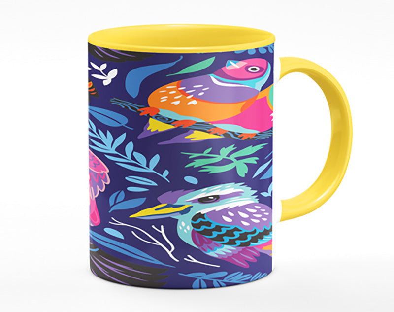 Cartoon Paradise Birds Mug