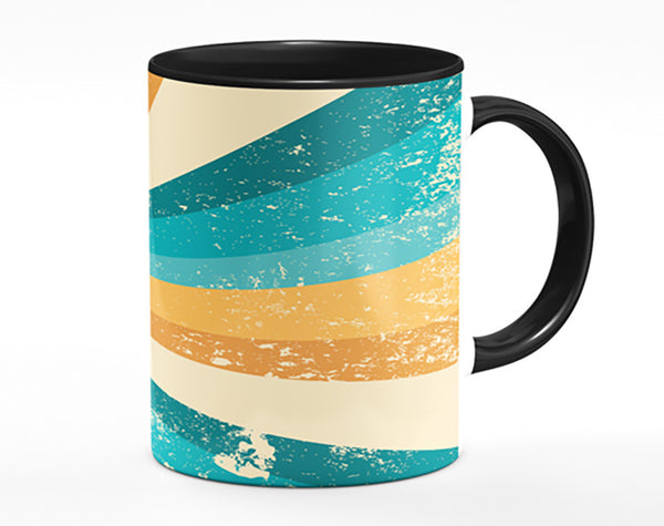 The Spiral Yellow And Blue Mug