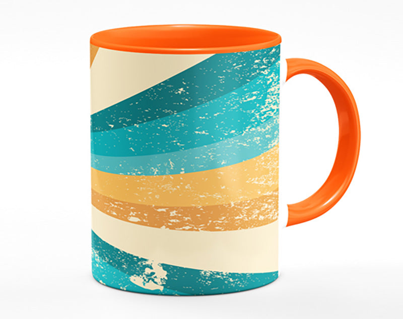 The Spiral Yellow And Blue Mug