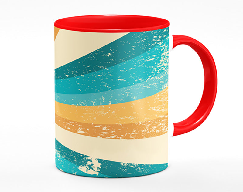 The Spiral Yellow And Blue Mug