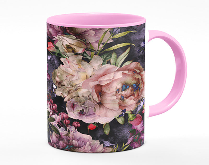 Rose Petal Cluster Mug