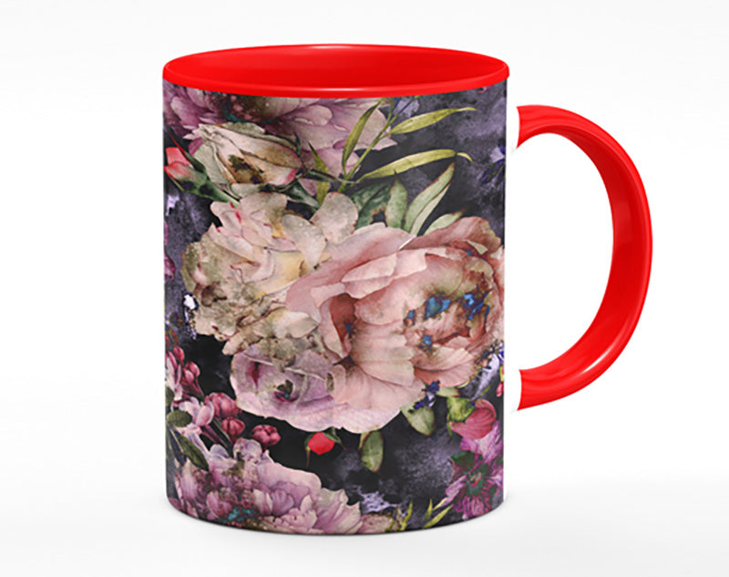 Rose Petal Cluster Mug