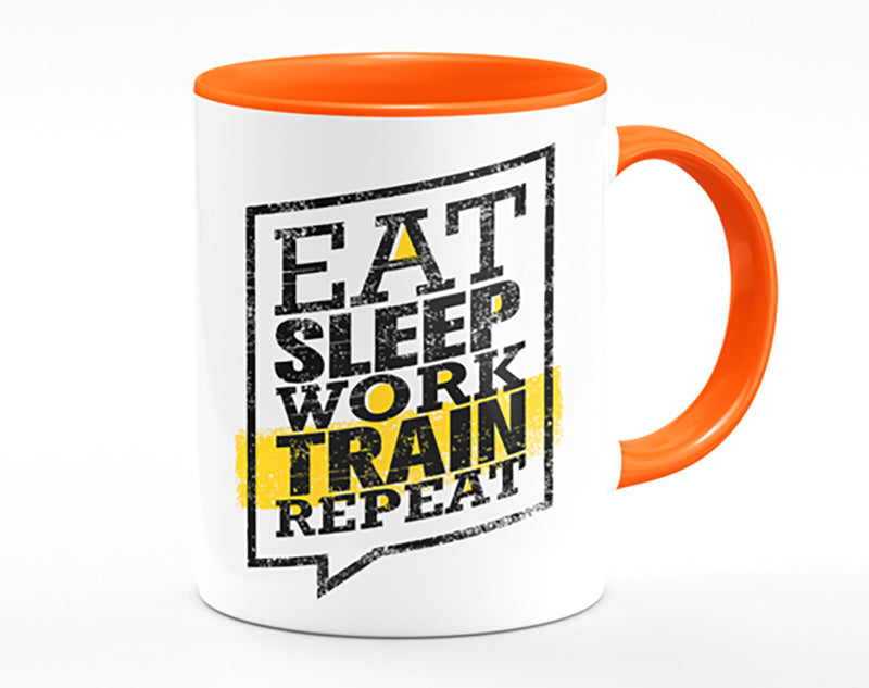 Eat Sleep Work Train Repeat 1 Mug