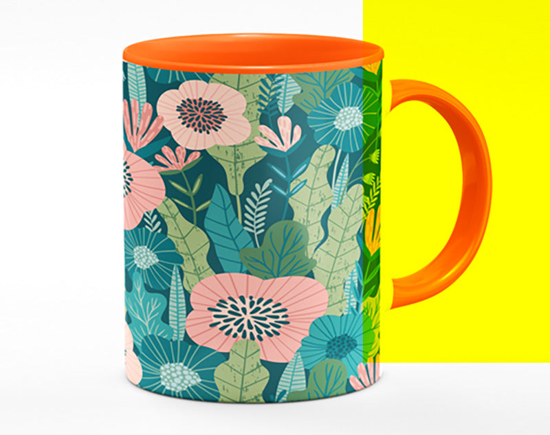 Modern Flower Beauty Mug