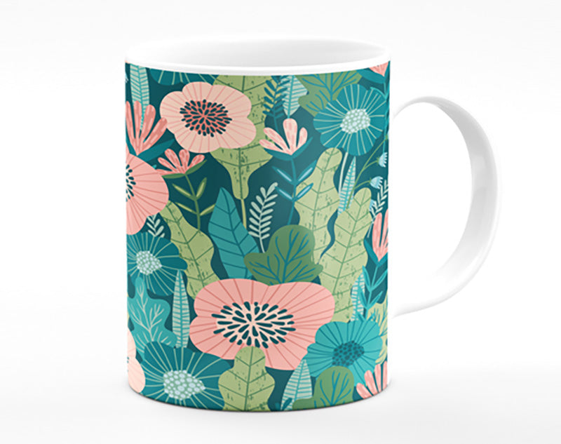 Modern Flower Beauty Mug