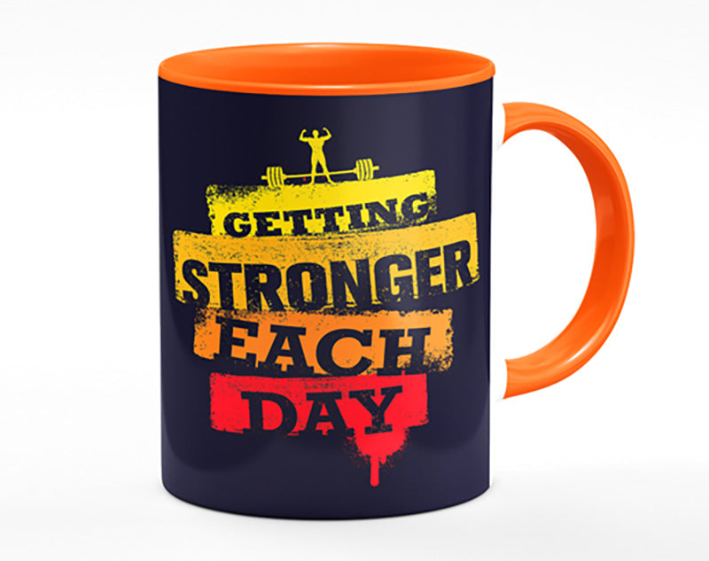 Getting Stronger Each Day Mug