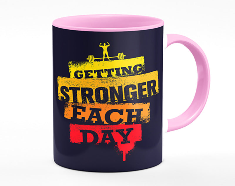 Getting Stronger Each Day Mug