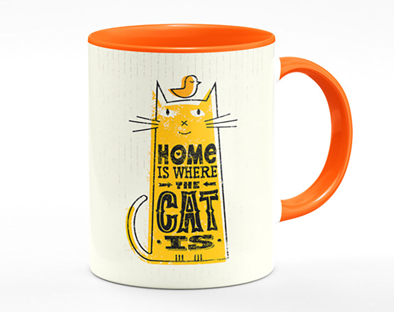 Home Is Where The Cat Is 2 Mug