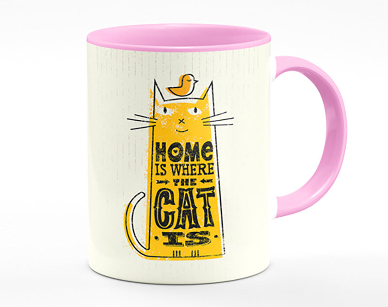 Home Is Where The Cat Is 2 Mug