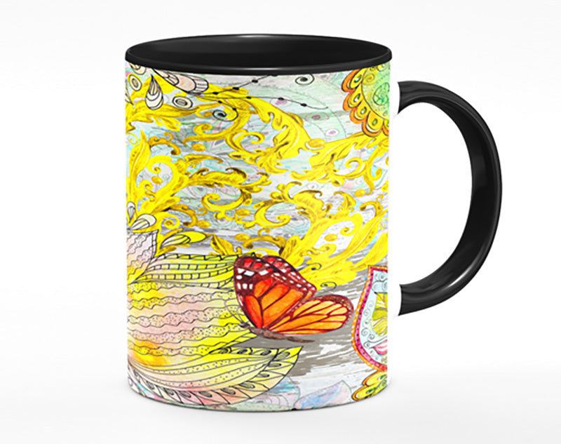 Beautiful Patterns Of India Butterflies Mug