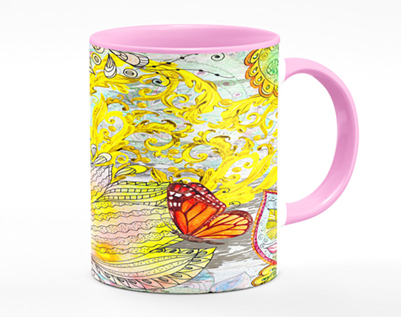 Beautiful Patterns Of India Butterflies Mug