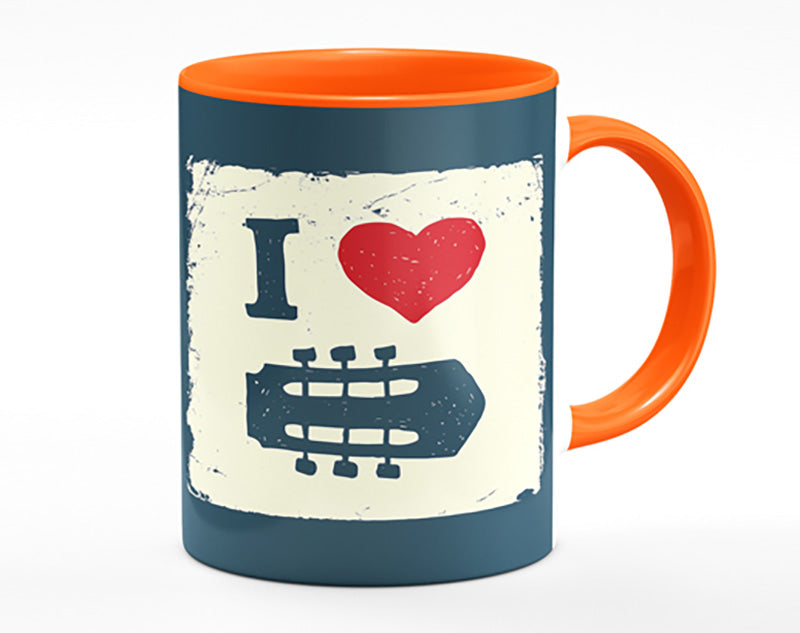 I Love Guitar Mug