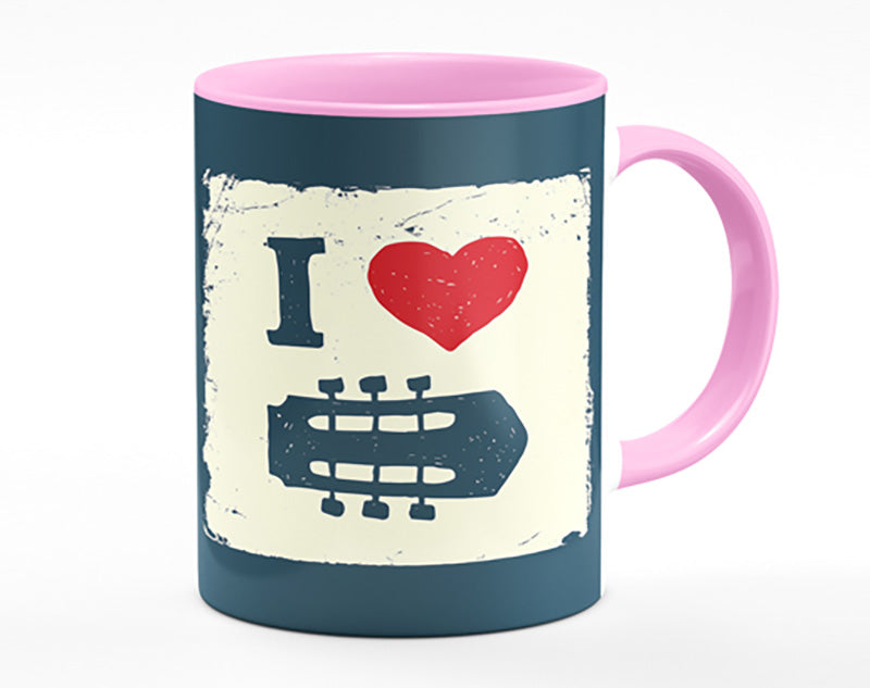 I Love Guitar Mug