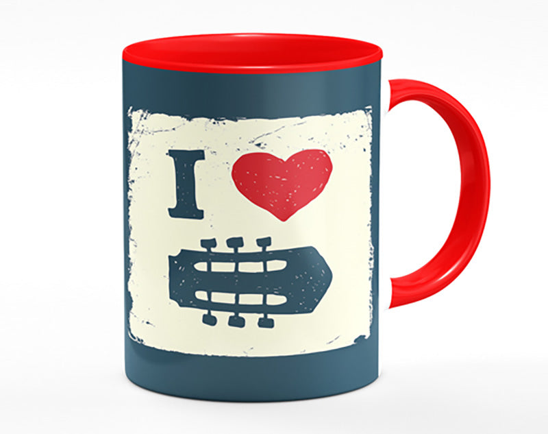 I Love Guitar Mug