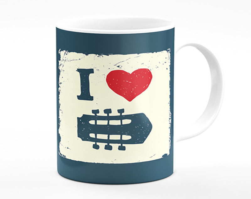 I Love Guitar Mug