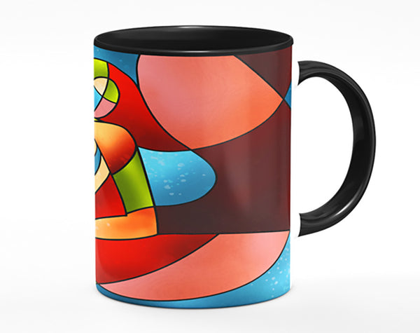 Stained Glass Abstract Mug