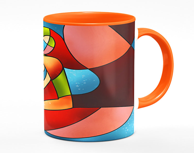 Stained Glass Abstract Mug