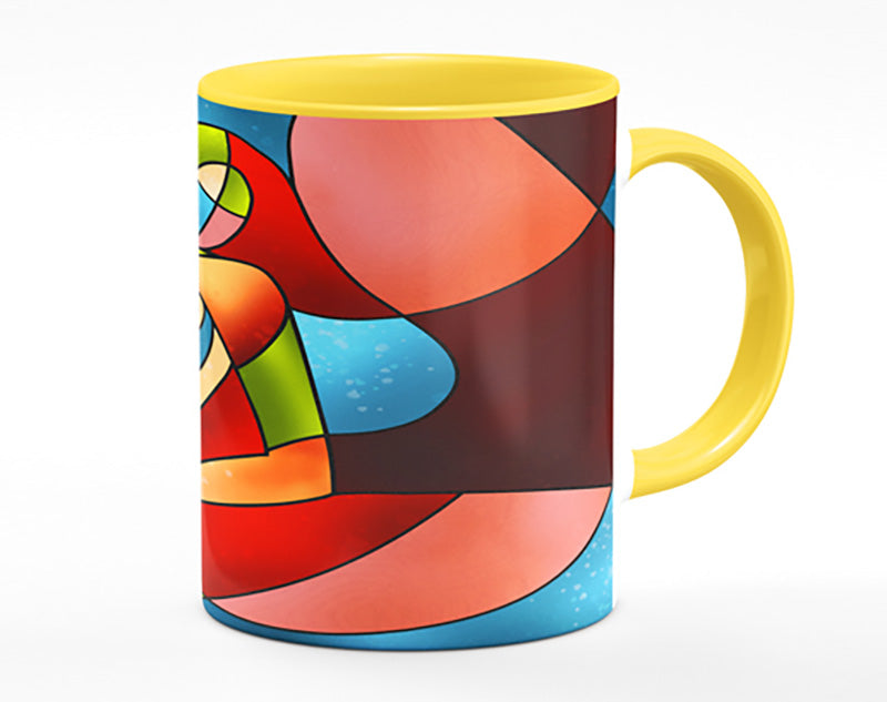 Stained Glass Abstract Mug