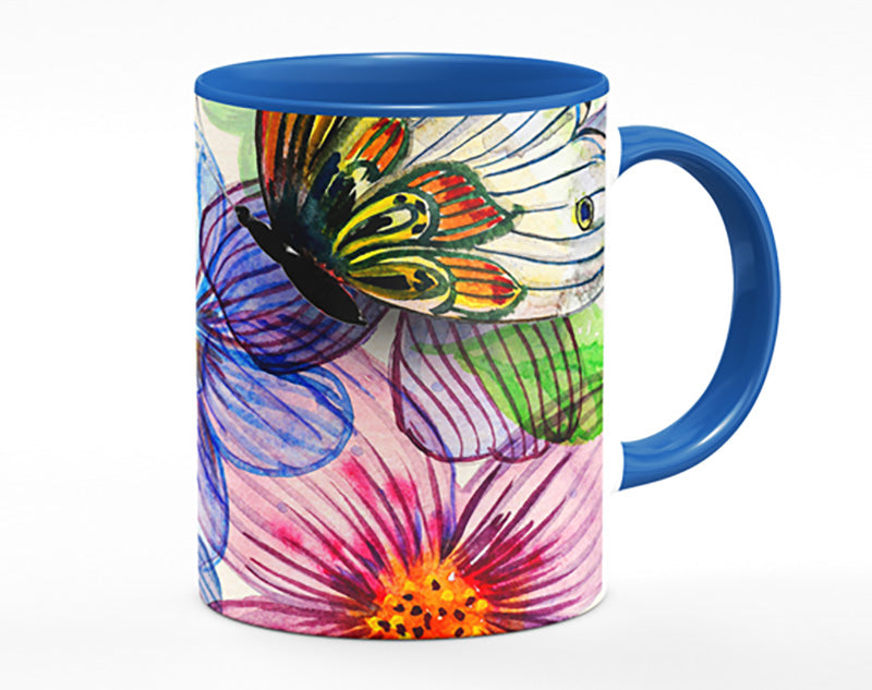 Butterfly Petal Madness Mug