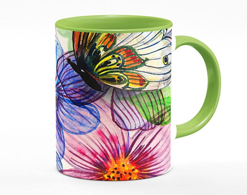 Butterfly Petal Madness Mug