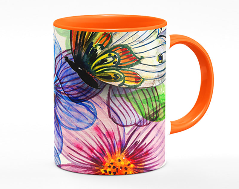 Butterfly Petal Madness Mug