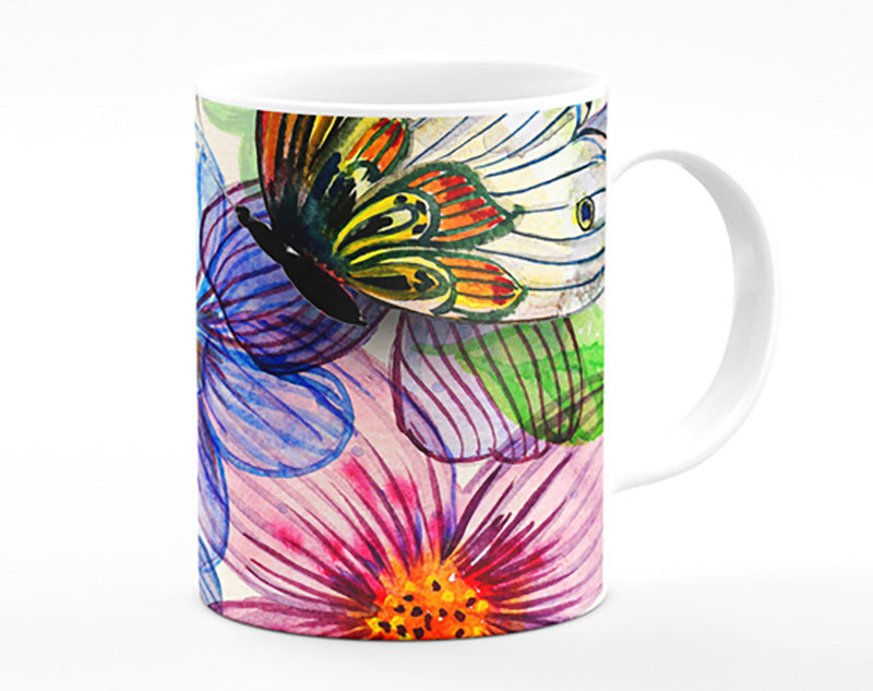 Butterfly Petal Madness Mug