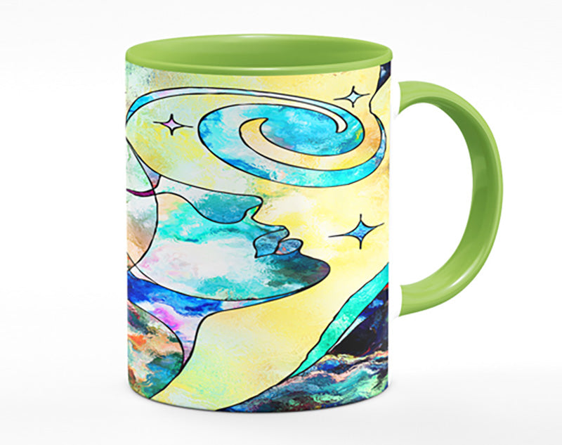 The Faces Of Time And Space Mug