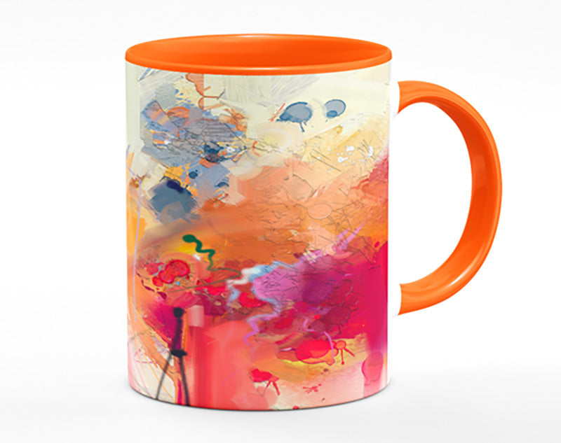 Colour Spill Flowers Mug