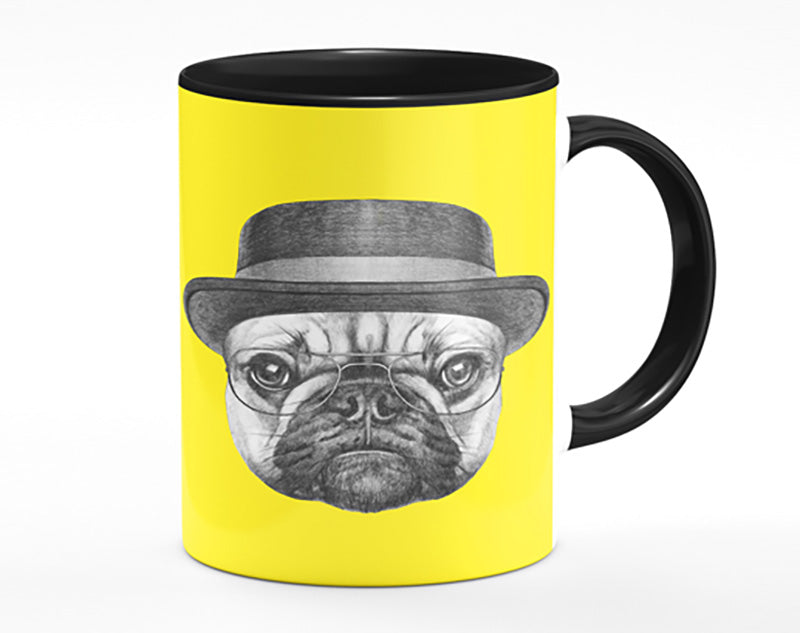 The Pug With A Hat Mug